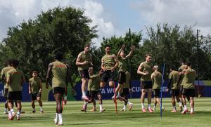 EEUU-HOUSTON-FUTBOL-COPA MUNDIAL DE LA FIFA 2026-ENTRENAMIENTO-CANADA
