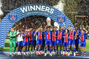 AUSTRIA-SALZBURGO-FUTBOL-SUPERCOPA DE LA UEFA-FINAL-PSG VS ASTON VILLA