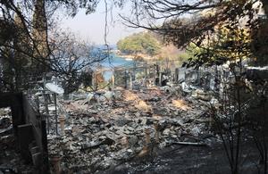 CROACIA-OMIS-INCENDIO FORESTAL