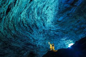 CHINA-GUANGXI-CUEVA-TURISMO