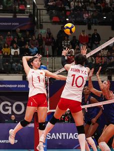 CHILE-SANTIAGO-VOLEIBOL-CAMPEONATO MUNDIAL SUB-17 FEMENINO-SEMIFINAL-CHINA VS EEUU