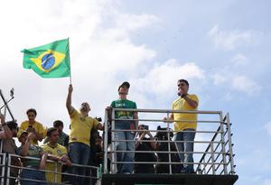 BRASIL-RIO DE JANEIRO-FLAVIO BOLSONARO-CAMPAÑA