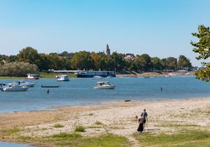 SERBIA-BELGRADO-RIO DANUBIO-SEQUIA