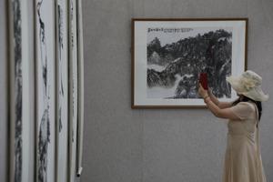 CHINA-BEIJING-EXPOSICION DE PINTURAS CHINAS