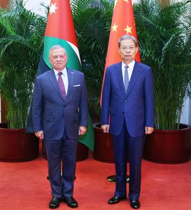 CHINA-BEIJING-ZHAO LEJI-JORDANIA-REY-REUNION