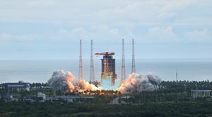 CHINA-HAINAN-WENCHANG-GRUPO DE SATELITES-LANZAMIENTO