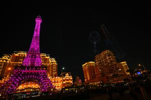 CHINA-MACAO-ESPECTACULO DE DRONES