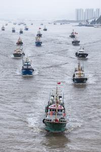CHINA-ZHEJIANG-ZHOUSHAN-TEMPORADA DE PESCA