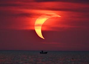 ITALIA-LADISPOLI-ECLIPSE SOLAR PARCIAL