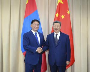 KIRGUISTAN-BISHKEK-CHINA-XI JINPING-PRESIDENTE MONGOL-REUNION