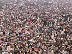 BANGLADESH-DHAKA-VISTAS DE LA CIUDAD