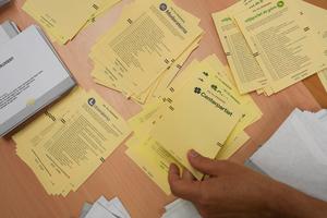 SUECIA-ESTOCOLMO-ELECCIONES PARLAMENTARIAS-CONTEO DE BOLETAS