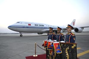 EGIPTO-CAIRO-CHINA-XI JINPING-VISITA DE ESTADO-LLEGADA-BIENVENIDA