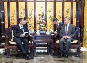 CHINA-BEIJING-WANG YI-CONSEJO ECONOMICO NACIONAL DE INDONESIA-PRESIDENTE-REUNION
