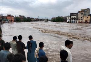 PAKISTAN-RAWALPINDI-LLUVIA-INUNDACION
