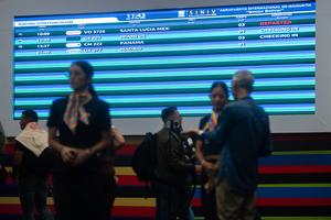VENEZUELA-LA GUAIRA-AEROPUERTO-TERMINAL PROVISIONAL-OPERACIONES
