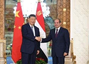 EGIPTO-CAIRO-CHINA-XI JINPING-PRESIDENTE EGIPCIO-CONVERSACIONES