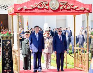 EGIPTO-CAIRO-CHINA-XI JINPING-PRESIDENTE EGIPCIO-CONVERSACIONES