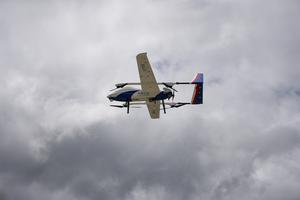 CHINA-XIZANG-GYIRONG-DRON DE ALA COMPUESTA-AYUDA EN CASO DE DESASTRE