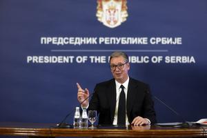 SERBIA-BELGRADO-VUCIC-DIMISION
