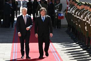 CHILE-SANTIAGO-ARGENTINA-KAST-MILEI-VISITA