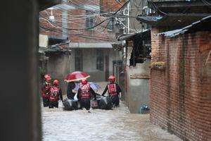 CHINA-FUJIAN-MINHOU-LLUVIAS TORRENCIALES-RESCATE Y SOCORRO image