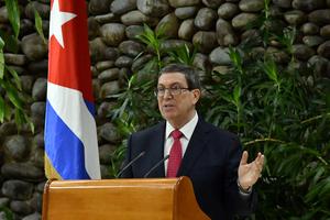 CUBA-HABANA-EEUU-BLOQUEO-CONFERENCIA DE PRENSA