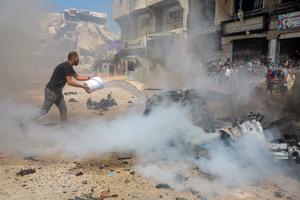 MEDIO ORIENTE-CIUDAD DE GAZA-ATAQUES AEREOS