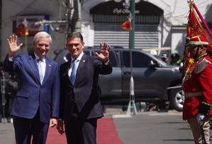 BOLIVIA-LA PAZ-CHILE-PRESIDENTE-VISITA (2/3)