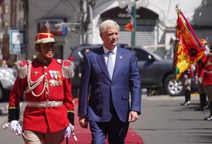 BOLIVIA-LA PAZ-CHILE-PRESIDENTE-VISITA (3/3)
