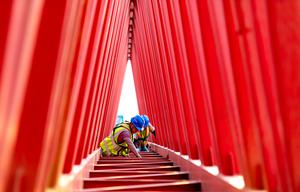 CHINA-FUJIAN-XIAMEN-PUENTE-CONSTRUCCION (5/5)